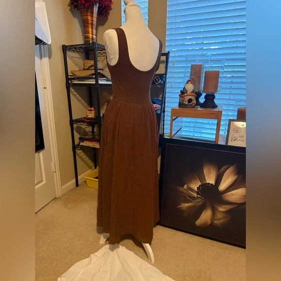 Aerie Chocolate Brown Maxi Dress - Picture 6 of 6